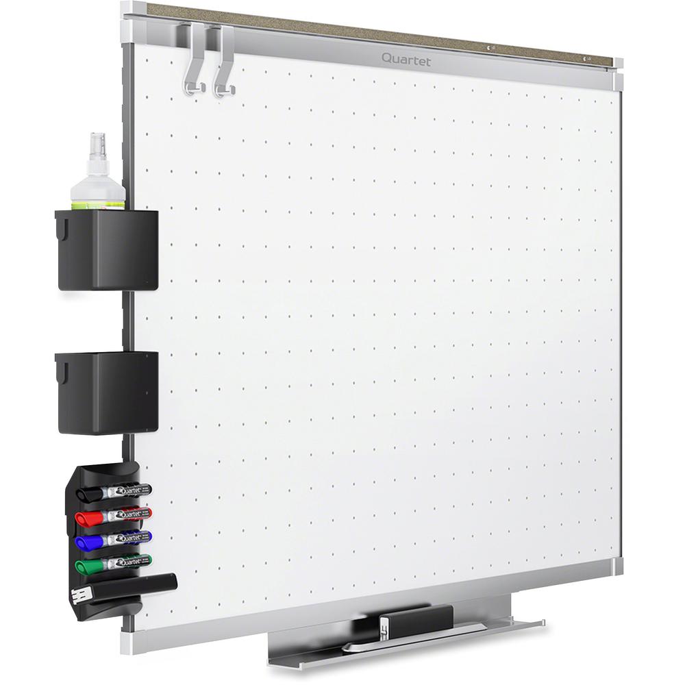 Quartet Prestige 2 Total Erase Whiteboard - 72" (6 ft) Width x 48" (4 ft) Height - White Surface - Graphite Frame - Horizontal - 1 / Each. Picture 2