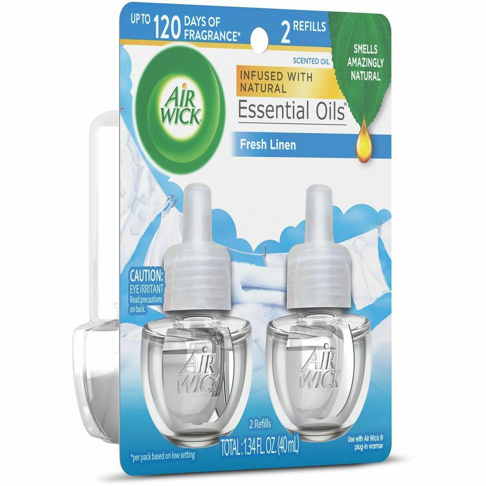 Air Wick Scented Oil Warmer Refill - Oil - 0.7 fl oz (0 quart) - Freshwater - 60 Day - 2 / Pack. Picture 4