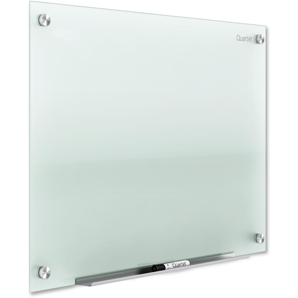 Quartet Infinity Glass Dry-Erase Whiteboard - 24" (2 ft) Width x 18" (1.5 ft) Height - Frost Tempered Glass Surface - Horizontal/Vertical - 1 Each. Picture 6