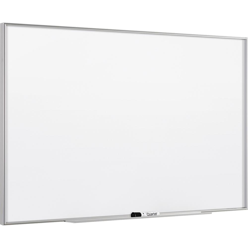Quartet Fusion Nano-Clean Magnetic Dry-Erase Board - 48" (4 ft) Width x 36" (3 ft) Height - White Surface - Silver Aluminum Frame - Horizontal/Vertical - Magnetic - 1 Each. Picture 4