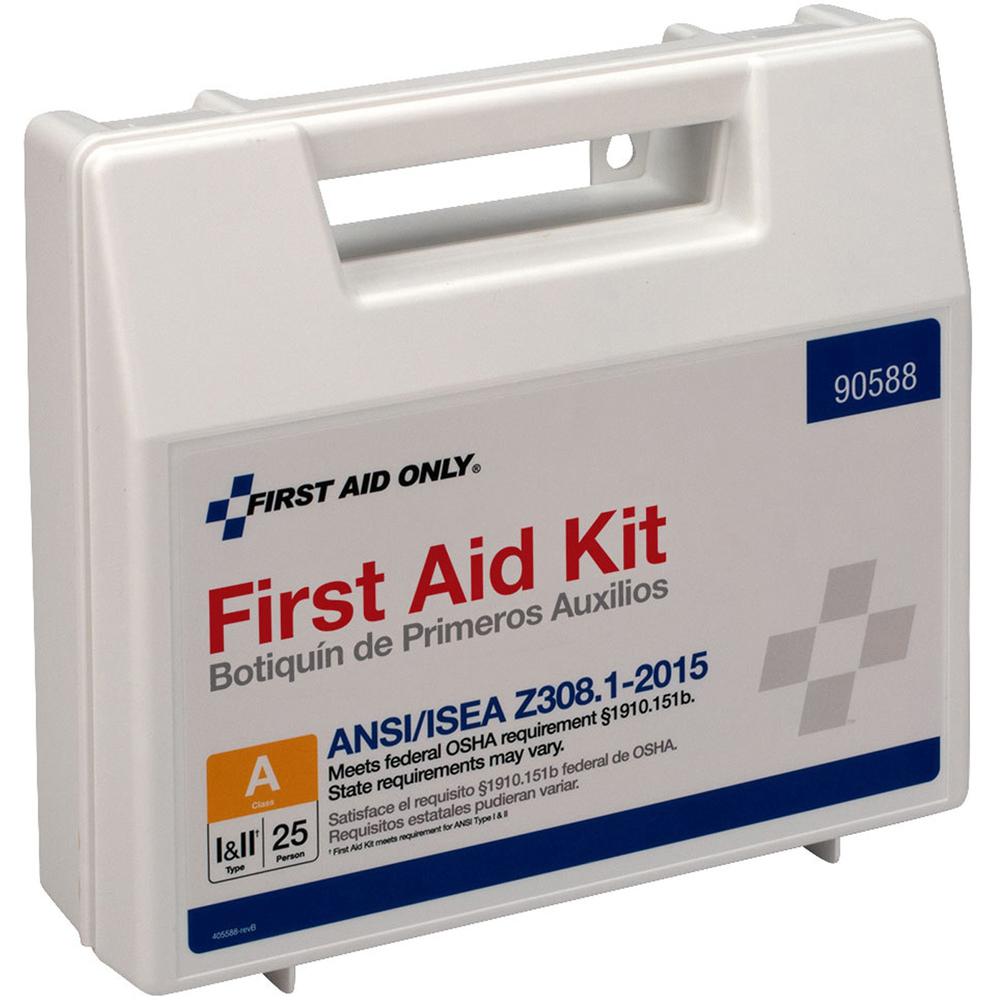 First Aid Only 25-Person Bulk Plastic First Aid Kit - ANSI Compliant - 89 x Piece(s) For 25 x Individual(s) - 1 Each. Picture 10