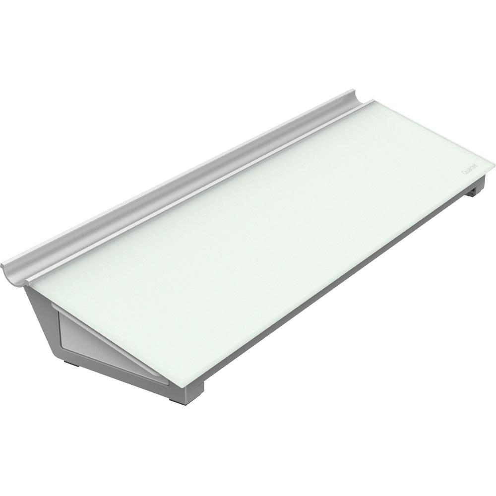 Quartet Glass Dry-Erase Desktop Computer Pad - 6" (0.5 ft) Width x 18" (1.5 ft) Height - White Glass Surface - Rectangle - Horizontal - 1 Each. Picture 5