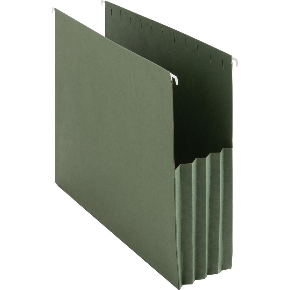 Business Source Letter Recycled File Pocket - 8 1/2" x 11" - 3 1/2" Expansion - 10% Recycled - 10 / Box. Picture 5