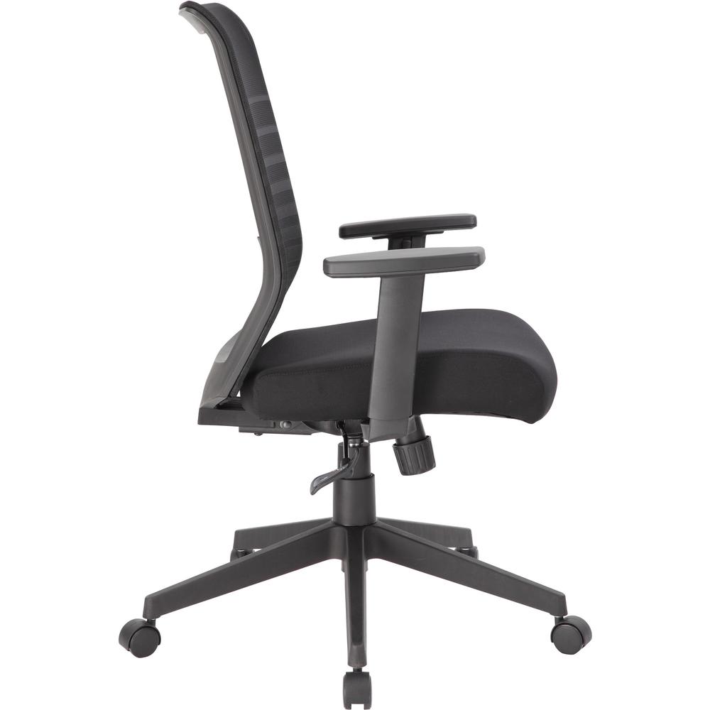 Boss Mesh Task Chair - Black Seat - Black Mesh Back - Black Frame - 5-star Base - 1 Each. Picture 8