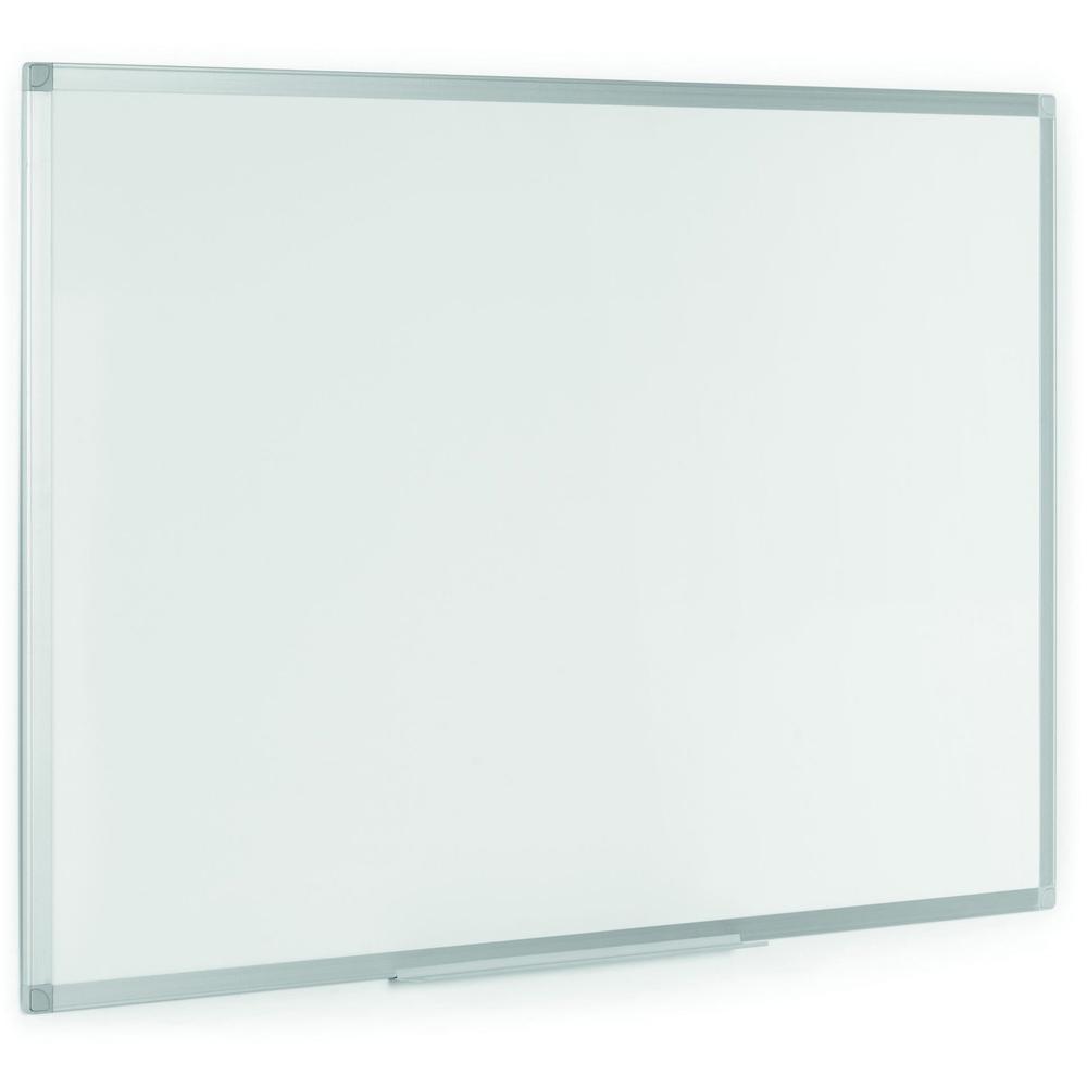 Bi-silque Ayda Porcelain Dry Erase Board - 24" (2 ft) Width x 18" (1.5 ft) Height - White Porcelain Surface - Aluminum Frame - Rectangle - Horizontal/Vertical - Magnetic - 1 Each. Picture 10