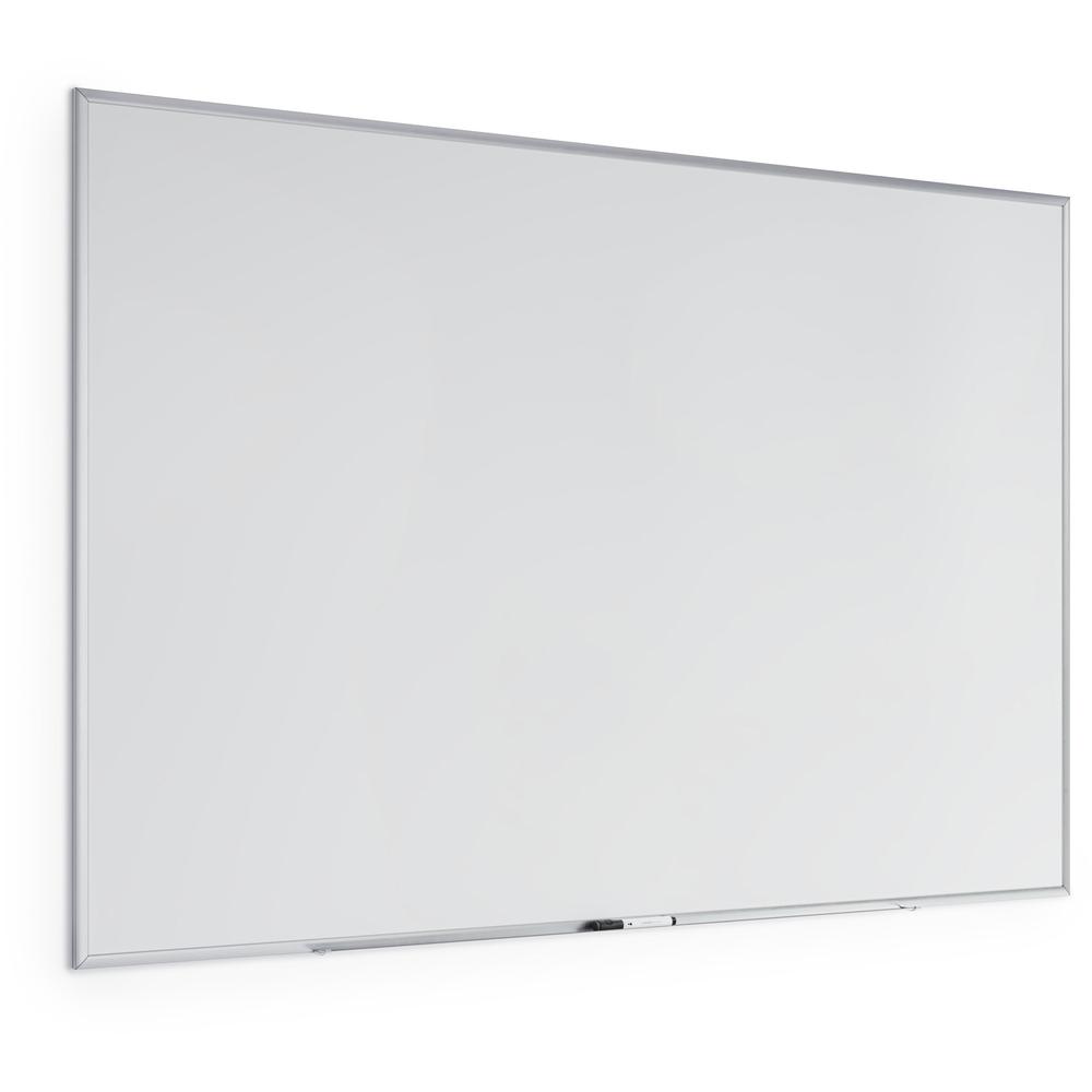 U Brands Magnetic Dry Erase Board - 47" (3.9 ft) Width x 70" (5.8 ft) Height - White Painted Steel Surface - Silver Aluminum Frame - Rectangle - Horizontal/Vertical - Magnetic - 1 Each. Picture 5