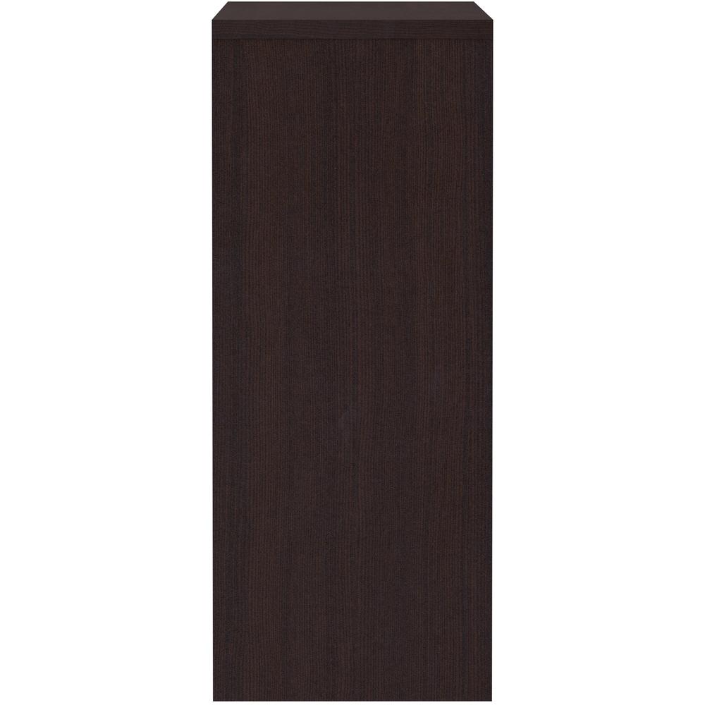 Lorell Essentials Series Stack-on Hutch with Doors - 48" x 15"36" - 3 Door(s) - Finish: Espresso Laminate. Picture 2