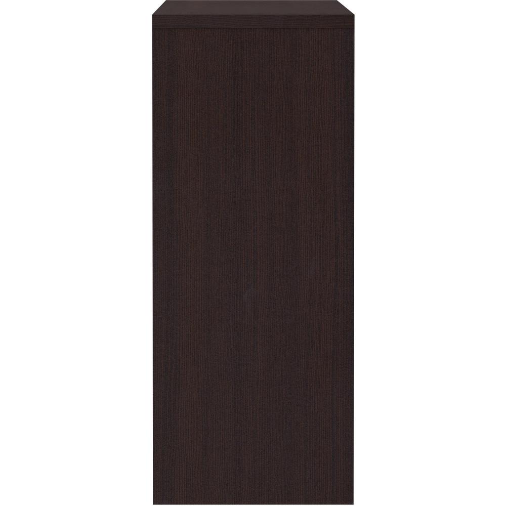 Lorell Essentials Series Stack-on Hutch with Doors - 60" x 15"36" - 4 Door(s) - Finish: Espresso Laminate. Picture 2