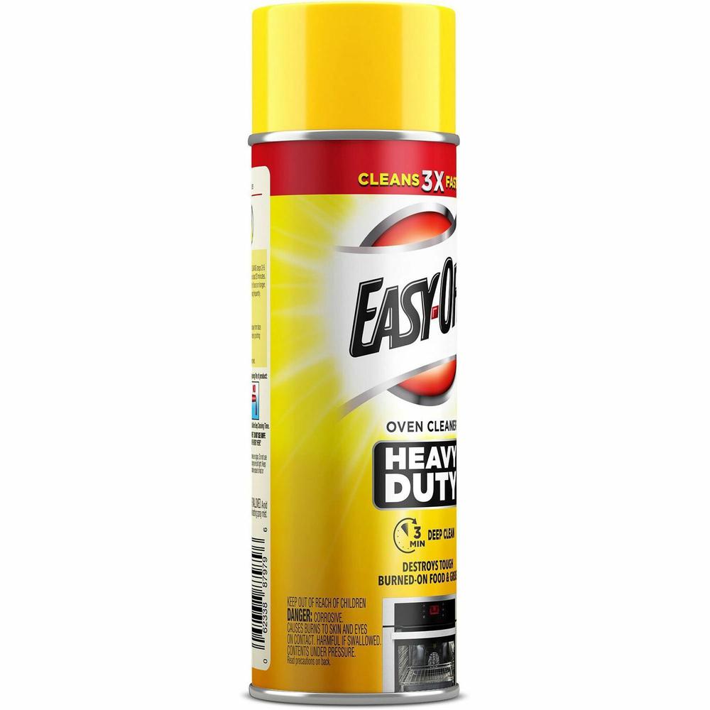 Easy-Off Heavy Duty Oven Cleaner - Ready-To-Use - 14.5 fl oz (0.5 quart) - Floral, Fresh Scent - 12 / Carton - Heavy Duty, Bleach-free - White. Picture 6