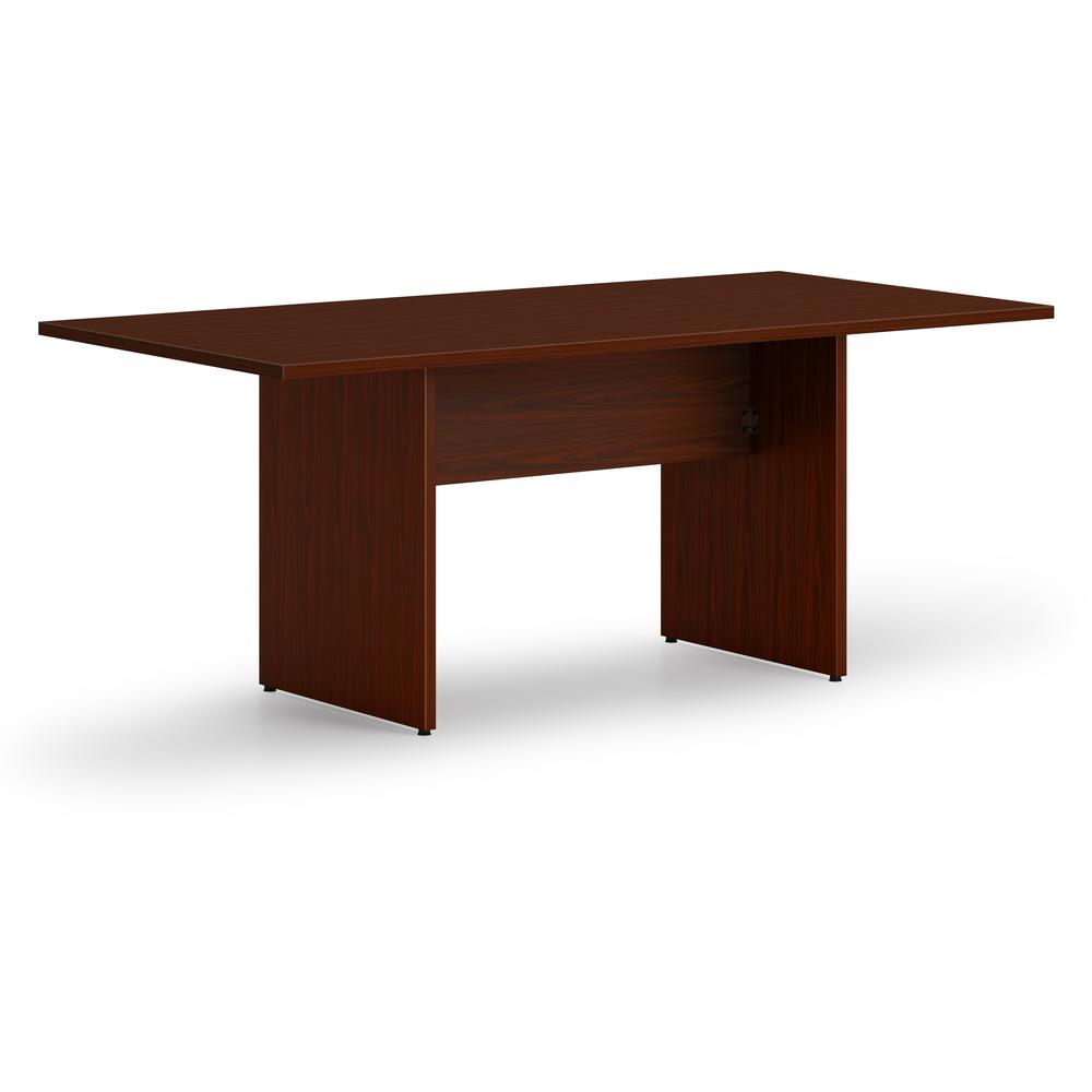 HON Mod HLPLTBL72BASE Conference Table Base - Finish: Traditional Mahogany. Picture 2