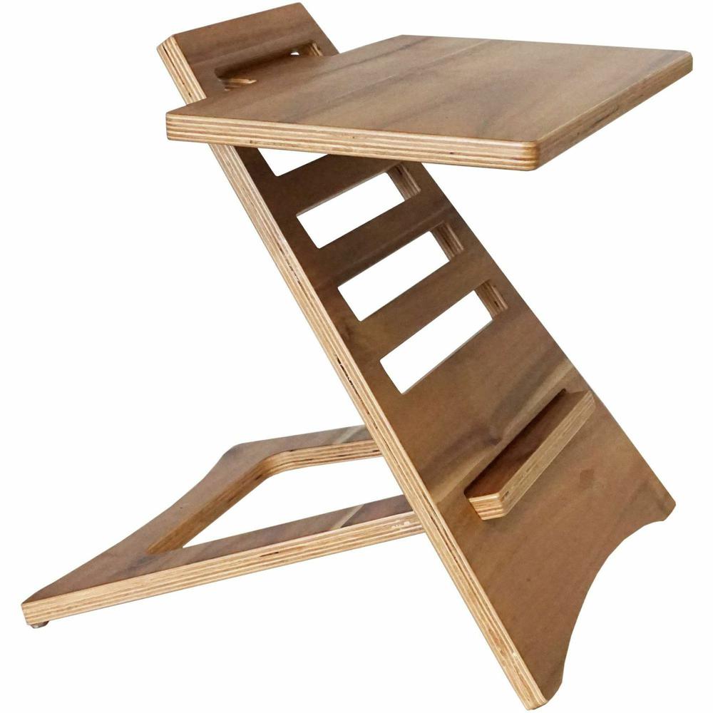 Victor High Rise Laptop Riser - 10 lb Load Capacity - 16.5" Height x 17" Width - Acacia Wood - Natural. Picture 3