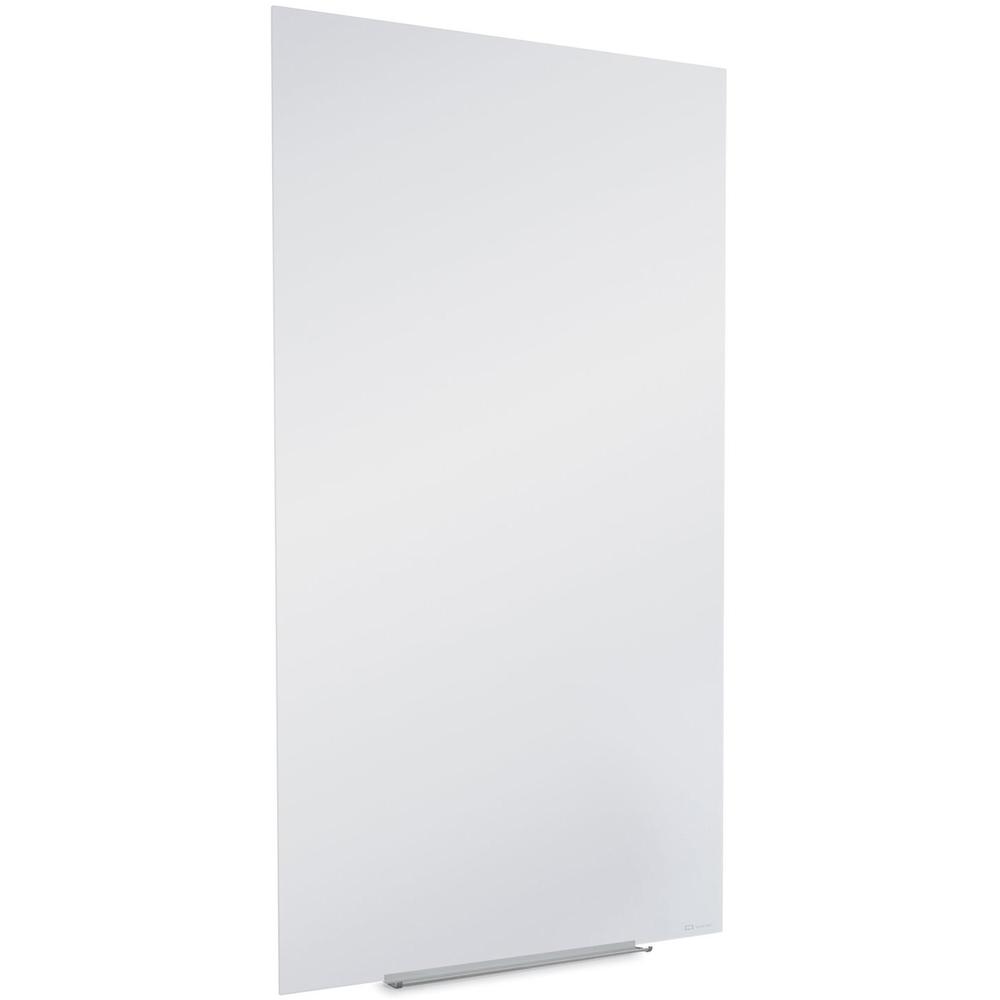 Quartet InvisaMount Vertical Glass Dry-Erase Board - 28x50 - 50" (4.2 ft) Width x 28" (2.3 ft) Height - White Glass Surface - Rectangle - Vertical - Magnetic - 1 Each. Picture 4