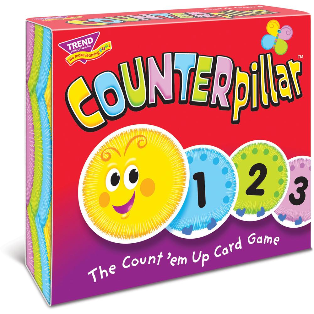 Trend COUNTERpillar Card Game - Math - 1 to 4 Players - 1 Each. Picture 3