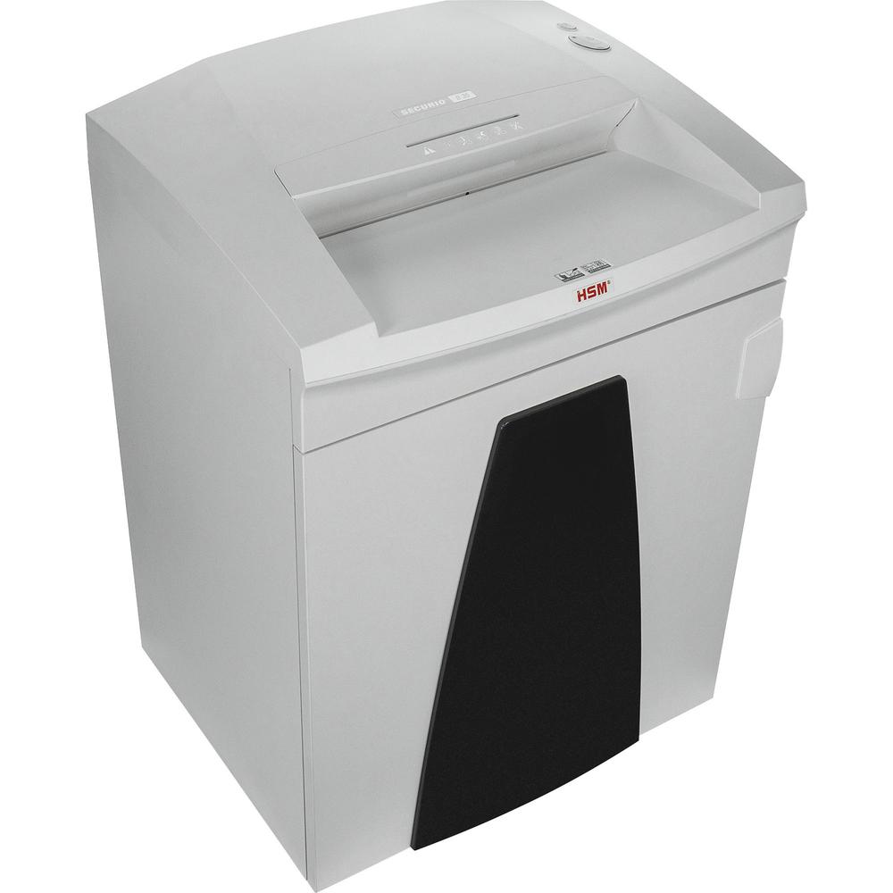 HSM SECURIO B35 - 3/16" x 1 1/8" - Continuous Shredder - Particle Cut - 22 Per Pass - for shredding Staples, Paper, Paper Clip, Credit Card, CD, DVD - 0.188" x 1.250" Shred Size - P-4/O-3/T-4/E-3/F-1. Picture 4