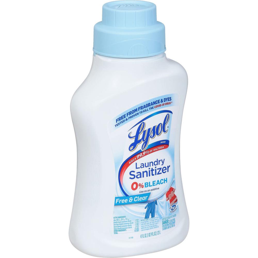 Lysol Linen Laundry Sanitizer - 41 fl oz (1.3 quart) - Linen Scent - 1 Each - Fragrance-free, Dye-free, Chlorine-free - Multi. Picture 6