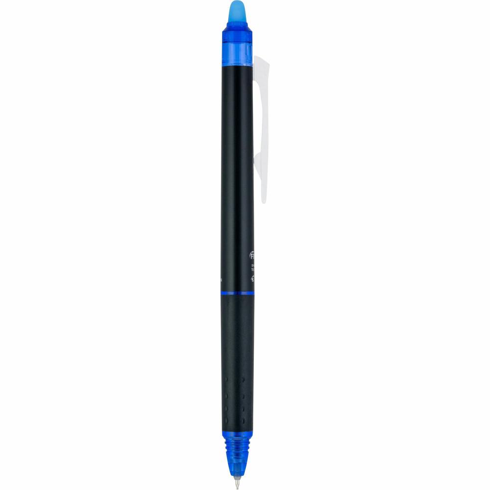 FriXion Synergy Clicker Erasable Gel Pen - Extra Fine Pen Point - 0.5 mm Pen Point Size - Retractable - Blue - 12 / Dozen. Picture 4