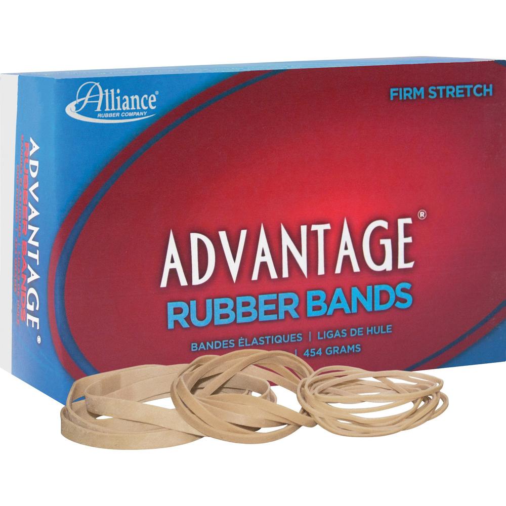 Alliance Rubber 26545 Advantage Rubber Bands - Size #54 - Assorted Sizes - Natural Crepe - 1 lb Box. Picture 5