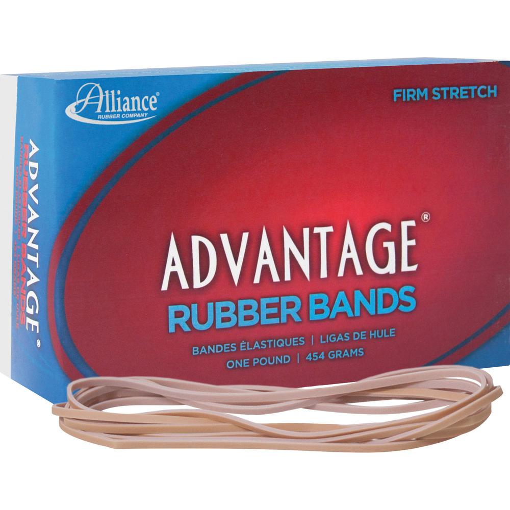 Alliance Rubber 27405 Advantage Rubber Bands - Size #117B - Approx. 200 Bands - 7" x 1/8" - Natural Crepe - 1 lb Box. Picture 6