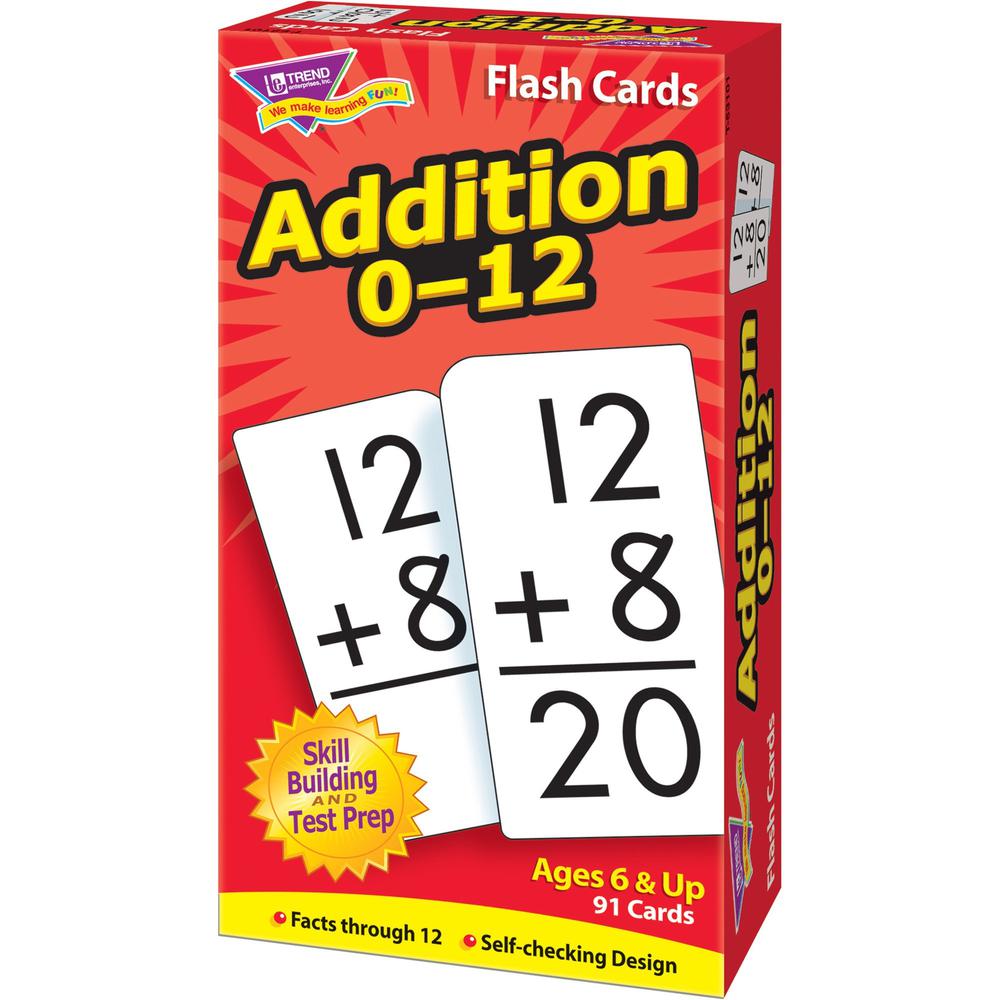 Trend Math Flash Cards - Educational - 1 / Box. Picture 3