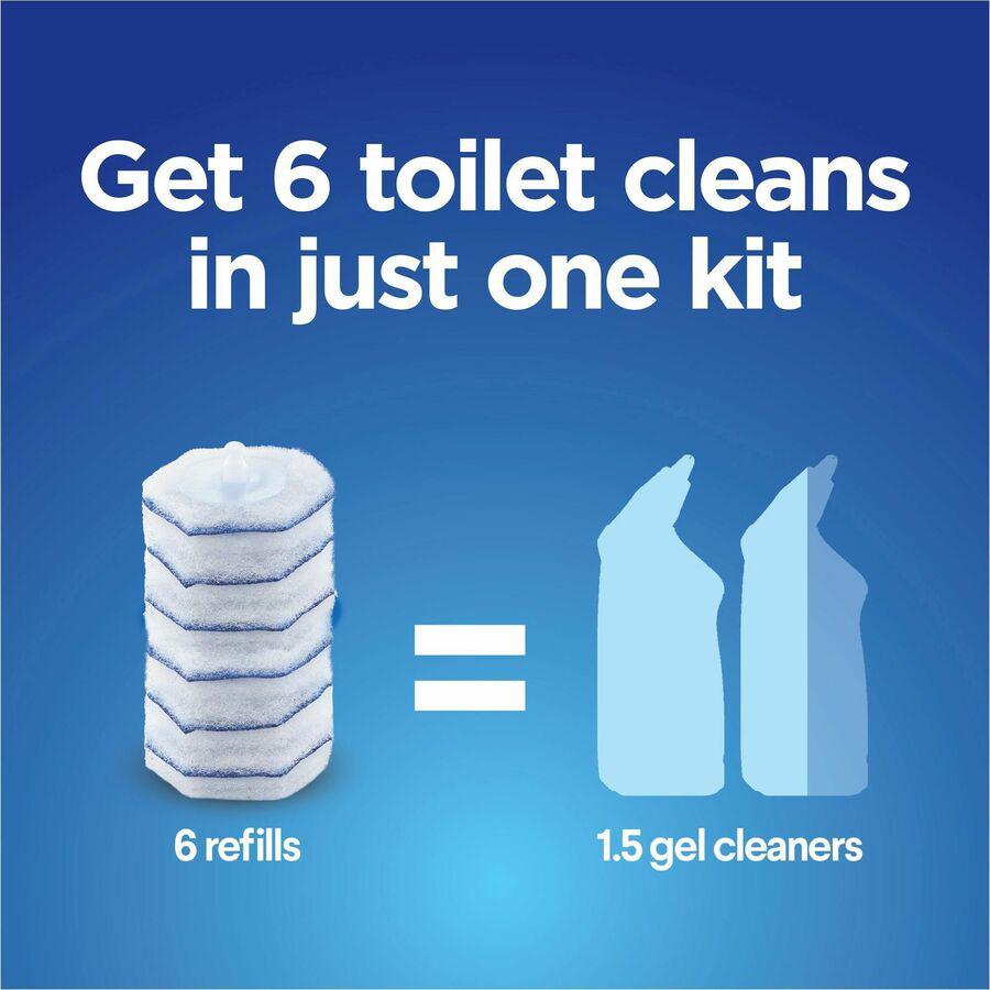 Clorox ToiletWand Disposable Toilet Cleaning System - 1 Kit (Includes: ToiletWand, Storage Caddy, Disinfecting ToiletWand Refill Heads). Picture 24