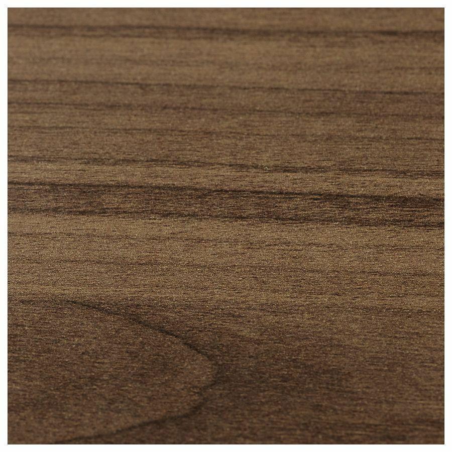 Lorell Essentials Series Rectangular Desk Shell - 48" x 24"29.5" , 0.1" Edge - Material: Metal - Finish: Walnut Laminate. Picture 9