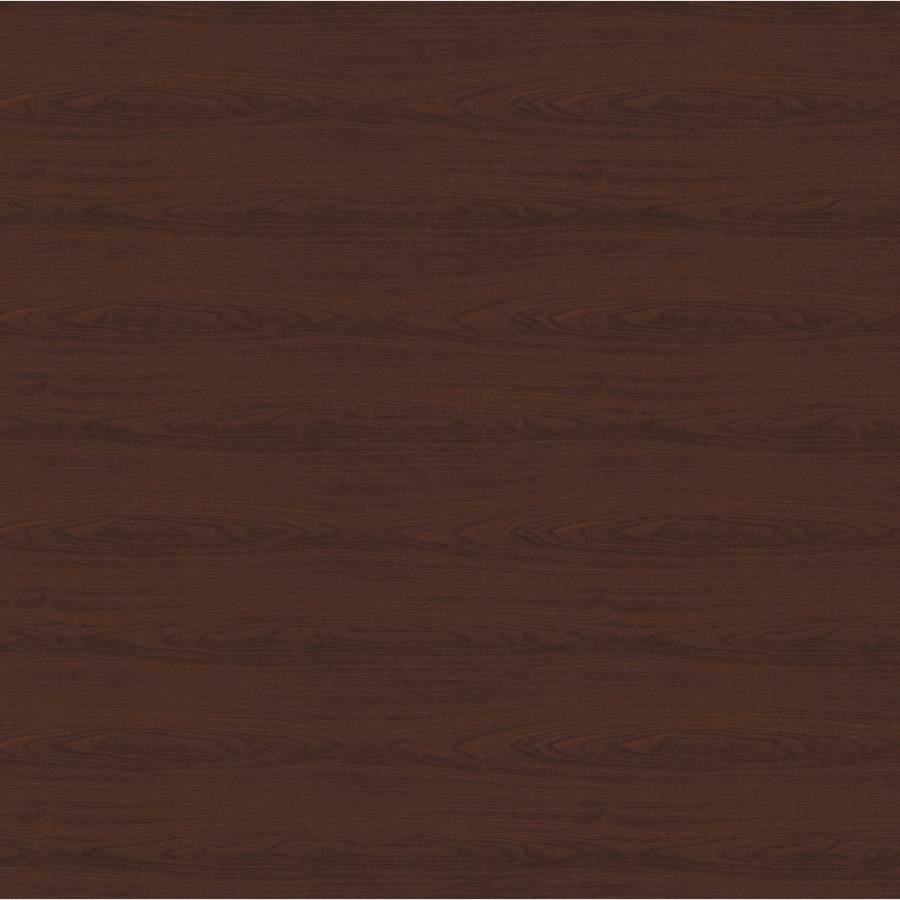 Fellowes High Pressure Laminate Desktop Mahogany - 72"x30" - Mahogany Rectangle, High Pressure Laminate (HPL) Top - 72" Table Top Length x 30" Table Top Width x 1.13" Table Top Thickness - Assembly Re. Picture 4