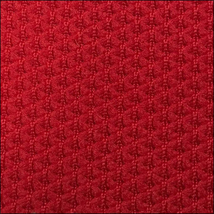 Lorell Mesh Seat Cover - 19" Length x 19" Width - Polyester Mesh - Red - 1 Each. Picture 4