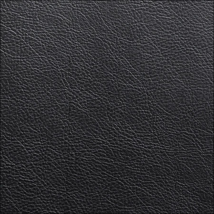 LYS High-Back Bonded Leather Chair - Black Bonded Leather Seat - Black Bonded Leather Back - High Back - Armrest - 1 Each. Picture 14