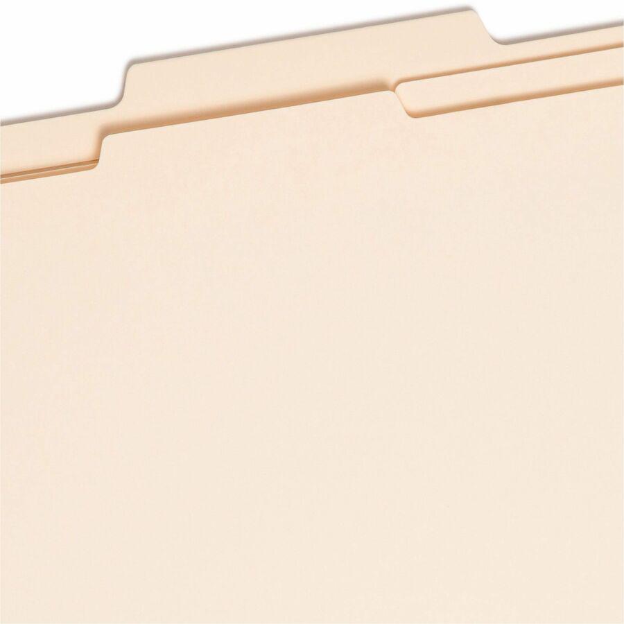 Smead 2/5 Tab Cut Legal Recycled Classification Folder - 8 1/2" x 14" - 2" Expansion - 2 x 2B Fastener(s) - 2" Fastener Capacity for Folder - Top Tab Location - Right of Center Tab Position - 2 Divide. Picture 6