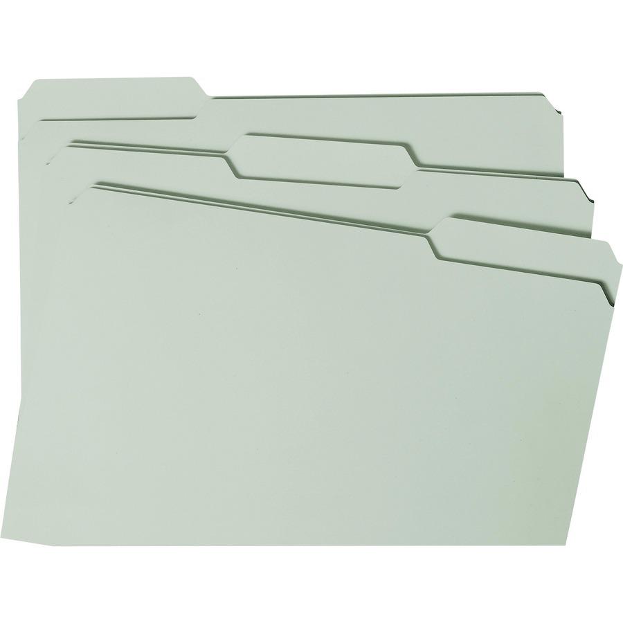 Smead 1/3 Tab Cut Legal Recycled Fastener Folder - 8 1/2" x 14" - 2" Expansion - 2 x 2S Fastener(s) - 2" Fastener Capacity for Folder - Top Tab Location - Assorted Position Tab Position - Pressboard -. Picture 3