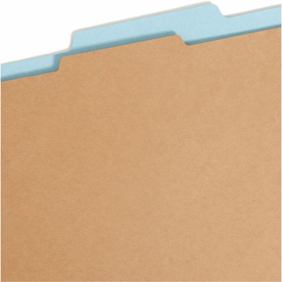 Smead 2/5 Tab Cut Letter Recycled Hanging Folder - 8 1/2" x 11" - 2" Expansion - 2 x 2S Fastener(s) - 1" Fastener Capacity for Folder - Top Tab Location - Right of Center Tab Position - 1 Divider(s) -. Picture 10