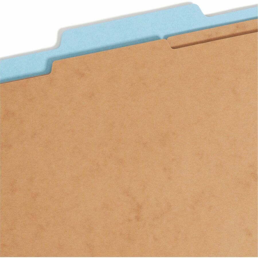 Smead 2/5 Tab Cut Letter Recycled Hanging Folder - 8 1/2" x 11" - 2" Expansion - 2 x 2S Fastener(s) - 1" Fastener Capacity for Folder - Top Tab Location - Right of Center Tab Position - 2 Divider(s) -. Picture 8