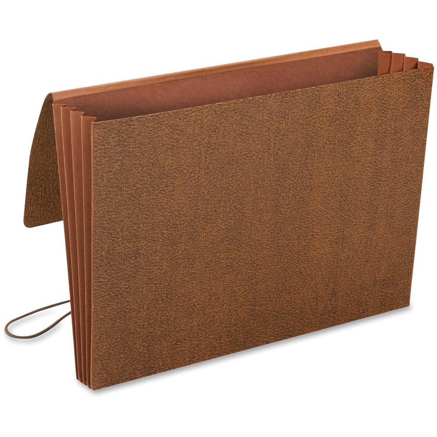 Smead Legal Recycled File Wallet - 8 1/2" x 14" - 3 1/2" Expansion - Redrope - Redrope - 30% Recycled - 1 Each. Picture 8