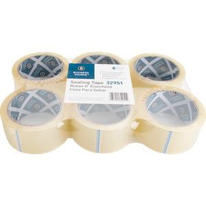 Business Source 3" Core Sealing Tape - 55 yd Length x 1.88" Width - 3" Core - Pressure-sensitive Poly - 2 mil - Adhesive Backing - Abrasion Resistant, Moisture Resistant, Split Resistant - For Packing. Picture 4