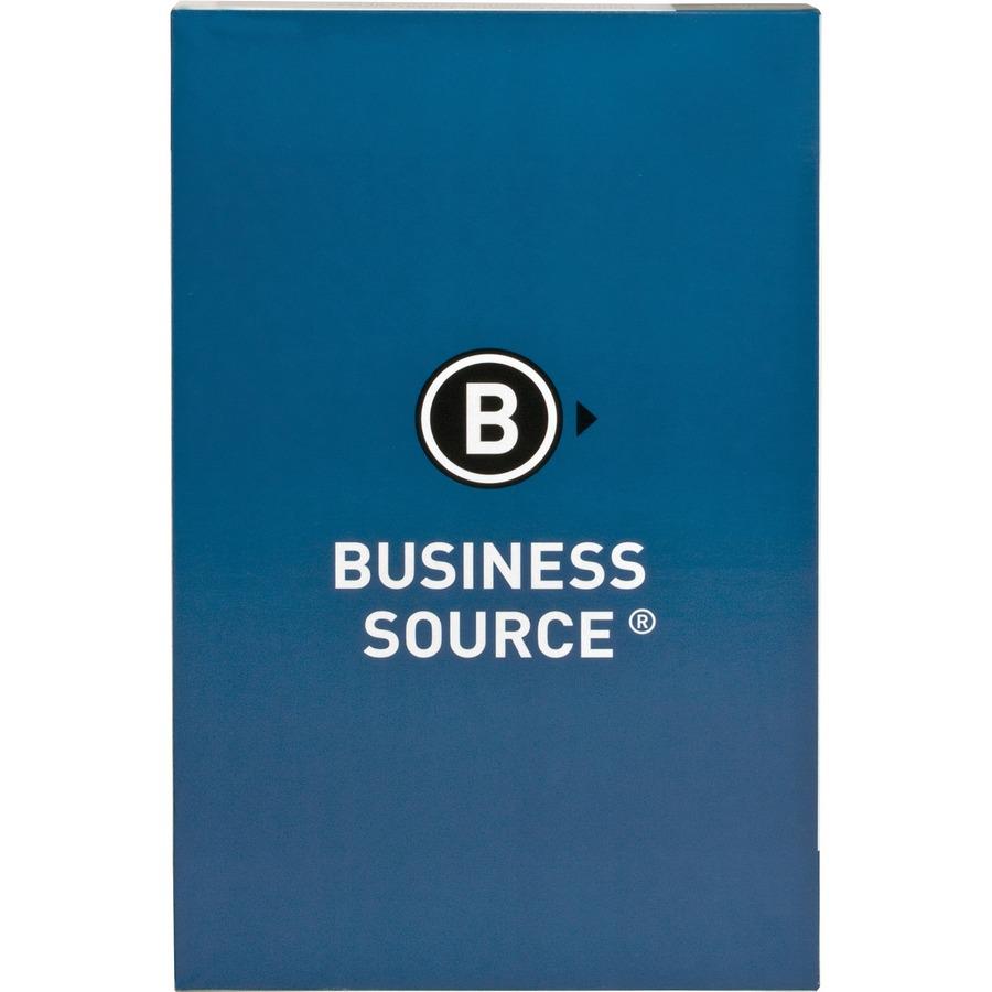 Business Source 1/3 Tab Cut Legal Recycled Top Tab File Folder - 8 1/2" x 14" - 3/4" Expansion - Top Tab Location - Assorted Position Tab Position - Manila - Manila - 10% Recycled - 100 / Box. Picture 4
