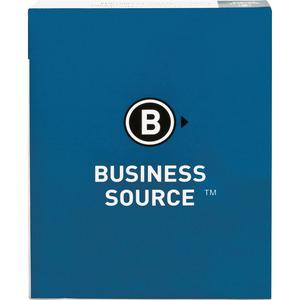 Business Source 1/5 Tab Cut Letter Recycled Hanging Folder - 8 1/2" x 11" - Green - 100% Recycled - 25 / Box. Picture 2