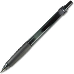 Integra Easy Click Retractable Ballpoint Pen - Medium Pen Point - Retractable - Black - Black Barrel - 1 Dozen. Picture 8