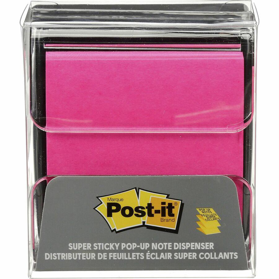 Post-it&reg; Note Dispenser - 3" x 3" Note - 100 Note Capacity - Clear, Translucent. Picture 9