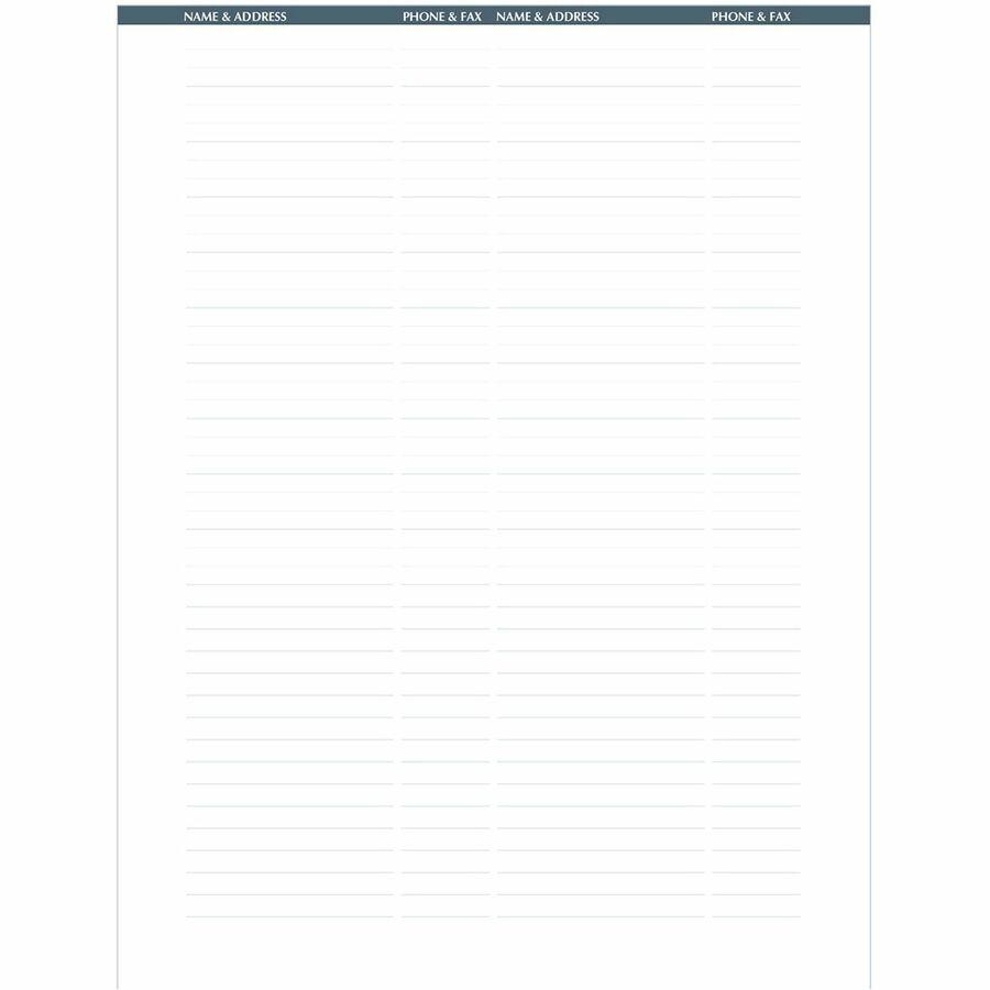 House of Doolittle House of Doolittle Professional 2-year Weekly Planner - Professional - Weekly - 24 Month - January 2024 - December 2024 - 7:00 AM to 8:45 PM - Half-hourly - 1 Week Double Page Layou. Picture 6