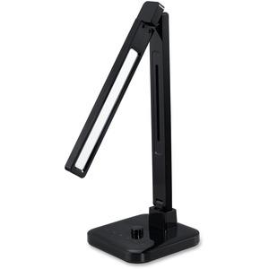 Lorell Smart LED Desk Lamp - Black - Desk Mountable - for Desk, Table. Picture 4
