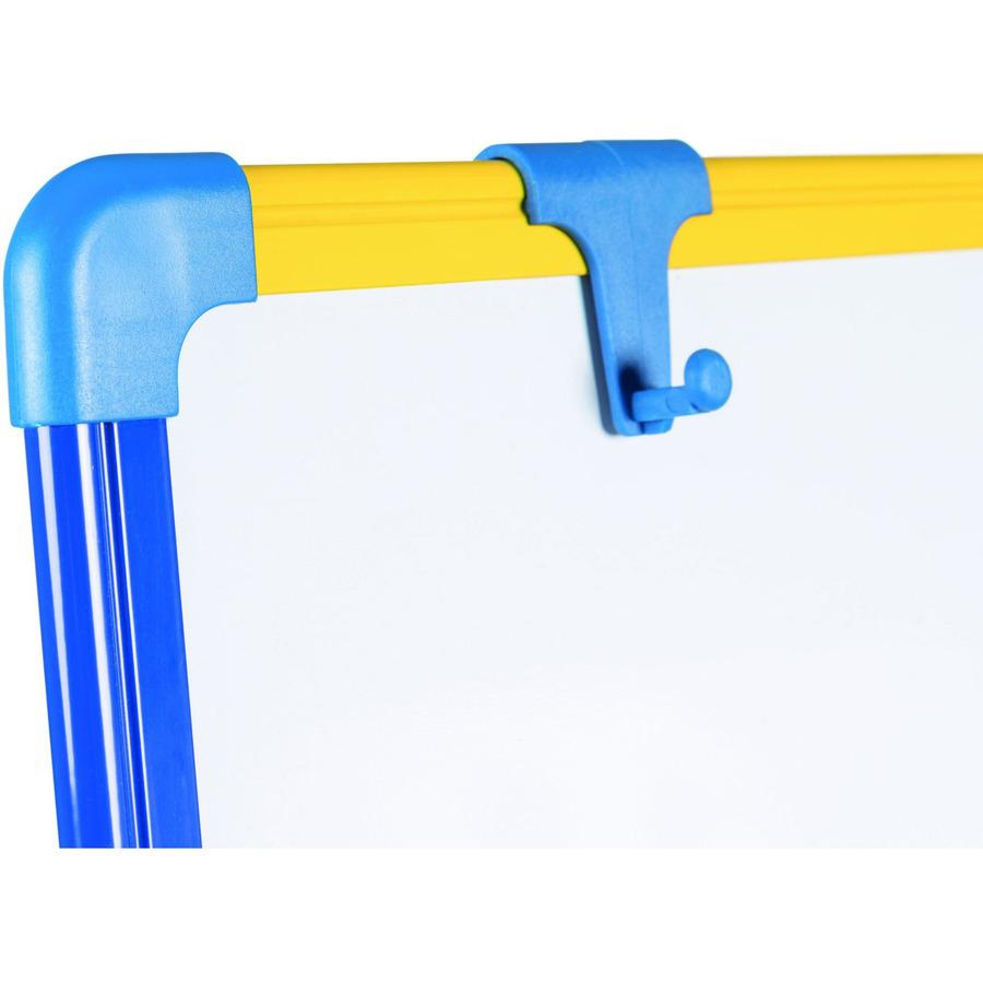 Bi-office Magnetic AdjustableDoublee-sided Easel - White Surface - Rectangle - Magnetic - Assembly Required - 1 Each. Picture 2