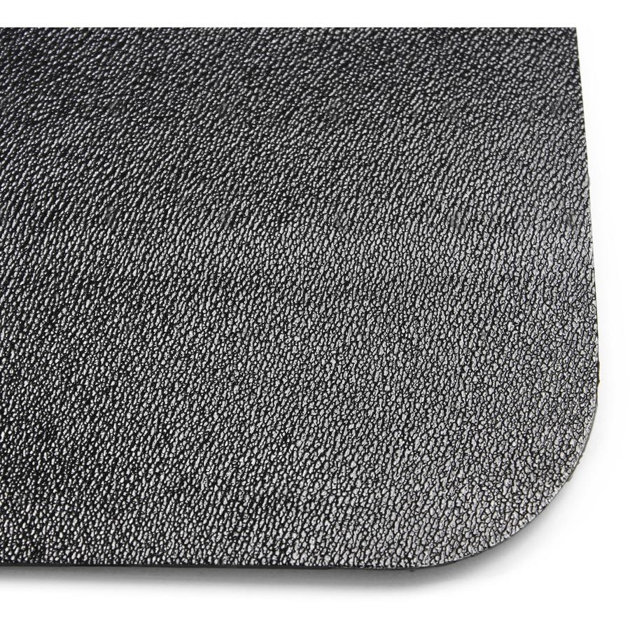 Advantagemat&reg; Black Vinyl Rectangular Chair Mat for Hard Floor - 48" x 60" - Hard Floor - 60" Length x 48" Width x 0.080" Depth x 0.080" Thickness - Rectangular - Classic - Polyvinyl Chloride (PVC. Picture 4