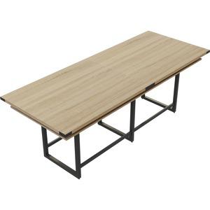 Safco Mirella Half Conference Tabletop - 60" x 47.5" x 1.6" Table Top - Material: Particleboard - Finish: Sand Dune, Laminate. Picture 7