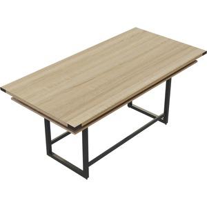 Safco Mirella 8' Conference Table Base - 10 ft x 47.5" - Material: Particleboard - Finish: Sand Dune, Laminate. Picture 4
