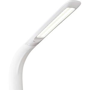 OttLite Purify LED Desk Lamp with Wireless Charging and Sanitizing - 12" Height - 5" Width - LED Bulb - USB Charging, Flexible Neck, Sanitizing, Qi Wireless Charging - Desk Mountable - White - for Fur. Picture 5