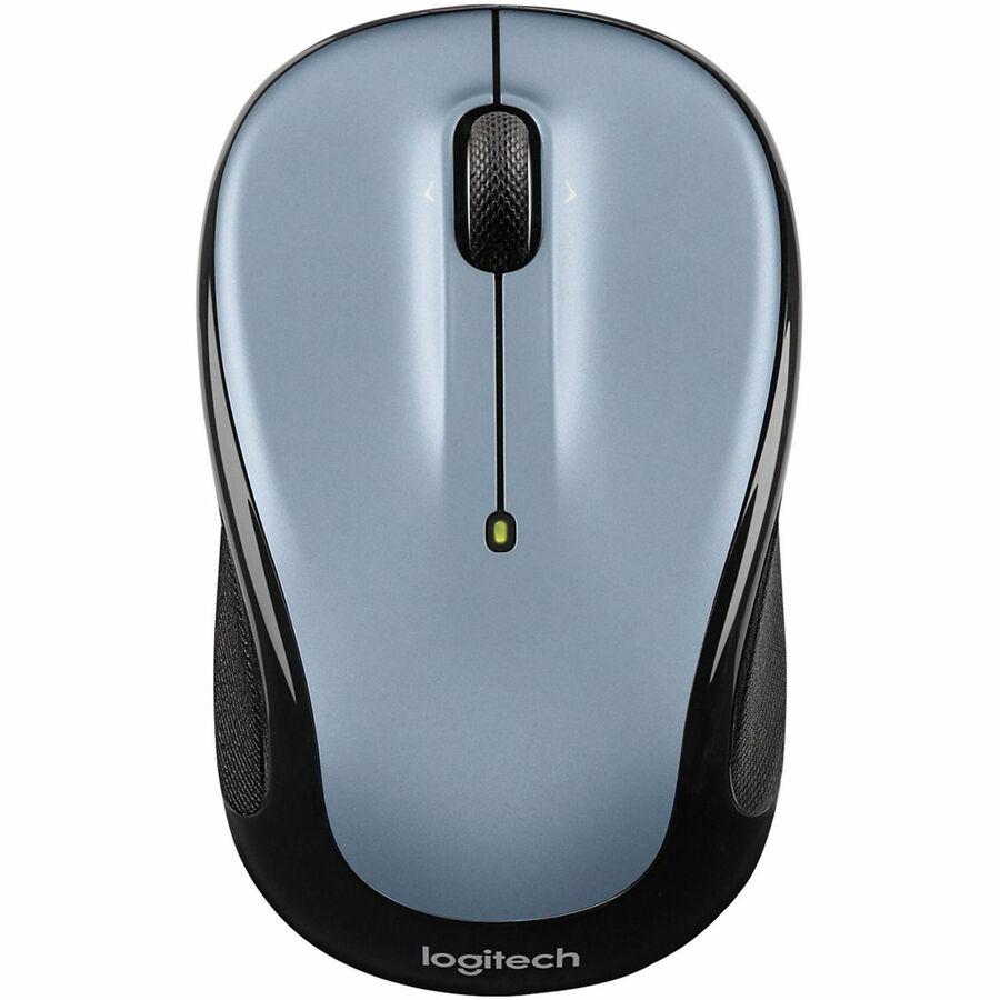 Logitech M325S Wireless Mouse - Optical - Wireless - Radio Frequency - 2.40 GHz - Silver - USB - 1000 dpi - Tilt Wheel - 5 Button(s) - 3 Programmable Button(s) - Small Hand/Palm Size - Symmetrical. Picture 5