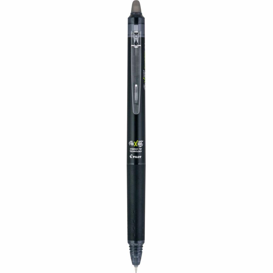 FriXion Synergy Clicker Erasable Gel Pen - Extra Fine Pen Point - 0.5 mm Pen Point Size - Retractable - Black - 12 / Dozen. Picture 7