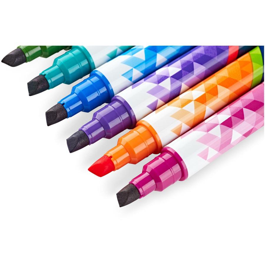 Crayola Color Change Doodle Markers - Chisel Marker Point Style - Multicolor - 8 / Pack. Picture 13