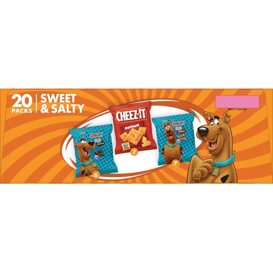 Keebler Sweet & Salty Variety Pack - Individually Wrapped - Sweet & Salty, Cinnamon, Chocolate, Original - 1.25 lb - 20 / Box. Picture 9