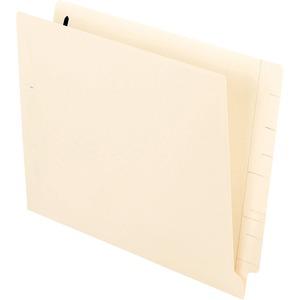 Pendaflex Letter Recycled End Tab File Folder - 8 1/2" x 11" - 3/4" Expansion - 2 Fastener(s) - 2" Fastener Capacity for Folder - Manila - 10% Recycled - 50 / Box. Picture 3